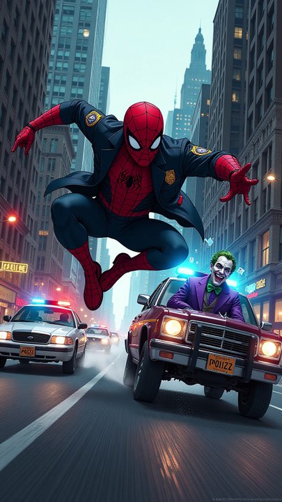 When Spider-Man Faces the Joker: Revenge Story! #spiderman #joker #marvel #shorts #avangers