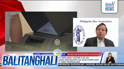 Panayam kay Atty. Darwin Angeles, Public Issues & Public Relations Committee, PHL BAR Association (April 30, 2025) | Balitanghali