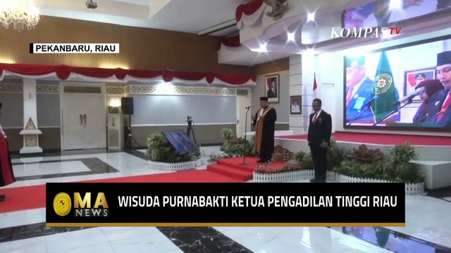 Wakil Ketua MA Pimpin Wisuda Purnabakti Ketua Pengadilan Tinggi Riau, Asli Ginting - MA NEWS