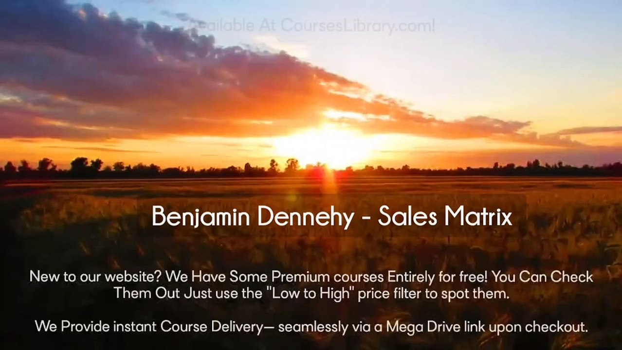 (courseslibrary.com)Benjamin Dennehy - Sales Ma...