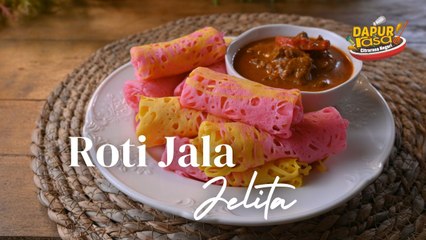 Dua Warna, Satu Rasa: Roti Jala Jelita Mudah Je!