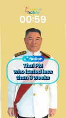 Thai PM who lasted less than 3 weeks