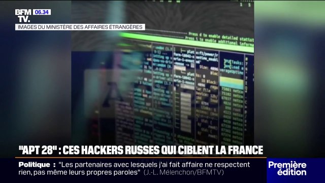 Le Quai d'Orsay accuse APT 28 , un groupe de hackers russes, de cyberattaques contre les intérêts français