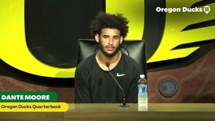 Oregon Ducks Quarterback Dante Moore Talks Oregon's Freshmen