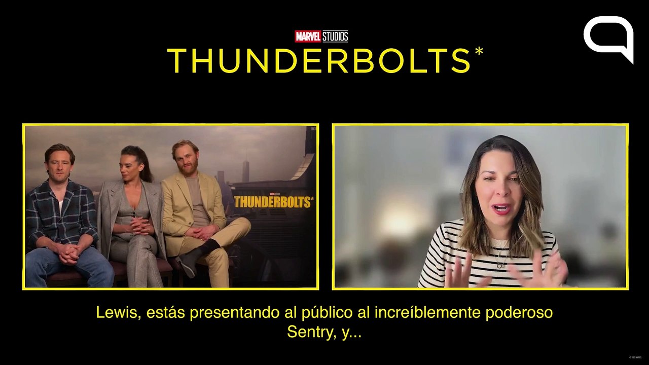 Los Thunderbolts hablan sin filtro ⚡ Lewis Pullman, Wyatt Russell y Hannah John-Kamen