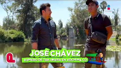 Alain Arteaga conoció a los remeros de las trajineras de Xochimilco
