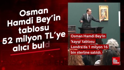 Osman Hamdi Bey'in tablosu 52 milyon TL'ye alıcı buldu