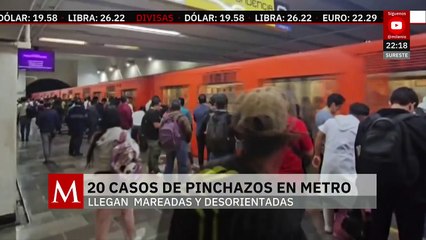Suman 20 casos de pinchazos en el Metro y Metrobús; víctimas narran los hechos
