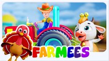 Wheels on the Tractor | Farmees Nursery Rhymes & Kids Songs
