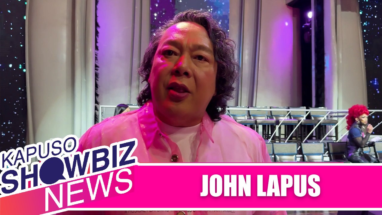 Kapuso Showbiz News: John 'Sweet' Lapus honored to ‘prepare the red carpet’ for LGBTQIA+ artists