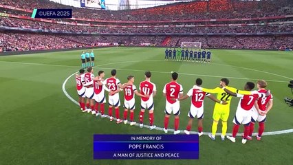 Ligue des champions - L'hommage d'Arsenal et du PSG au pape François