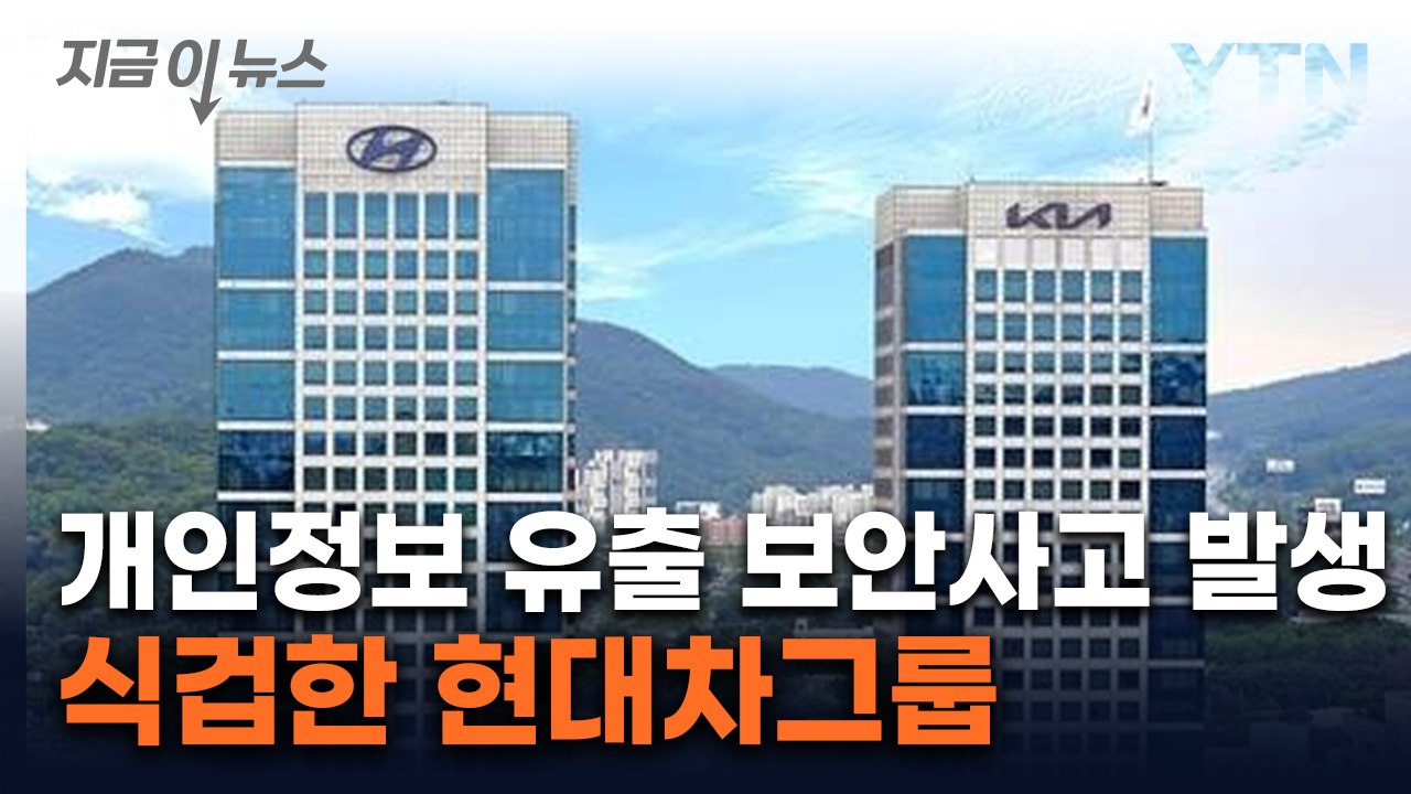 "임직원들에 문자와 이메일로 안내"...현대차그룹도 개인정보 유출 사고 [지금이뉴스]...
