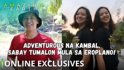 Amazing Earth: Fearless twins jump out of a plane! (Online Exclusives)