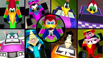 Woody Woodpecker Racing All Characters (PS1)