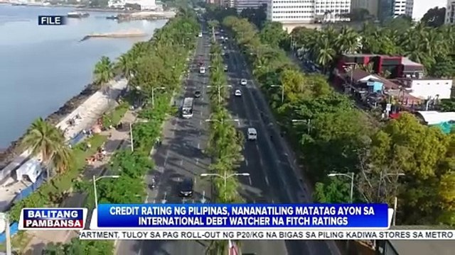 Investment-grade na “BBB” rating ng Pilipinas na may “stable” outlook, pinagtibay ng Fitch Rating