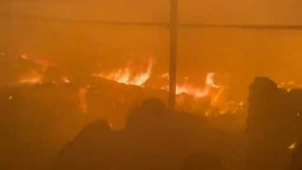 Massive Fire at Ajmer’s Palra Industrial Area | No Casualty
