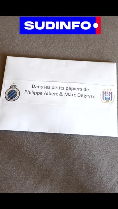 Dans les petits papiers de Philippe Albert et Marc Degryse avant le match Bruges - Anderlecht