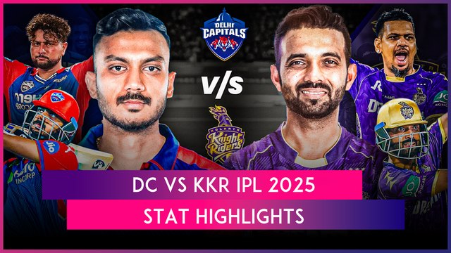 DC vs KKR IPL 2025 Stat Highlights: Sunil Narine Helps Kolkata Knight Riders Return To Winning Ways