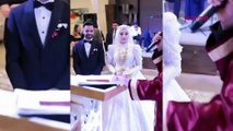 Nikahta ilginç anlar: Gelin 'evet' demeden önce babasına sorunca damat da annesine sordu