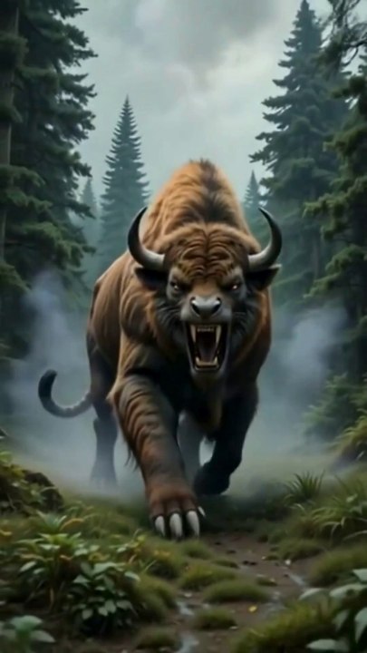 A stunning fusion of animals and a terrifying hybrid that appears out of nowhere.