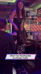 Hairdressers Try Bowling on Stilts—Ends in Total Wipeout! 🎳😂