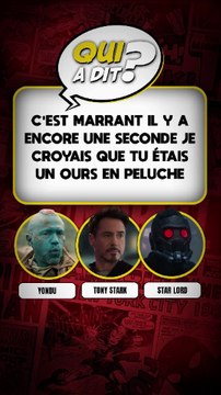 DEVINE QUI A DIT… « C'est marrant il y a encore une seconde je croyais que tu étais un ours en peluche »