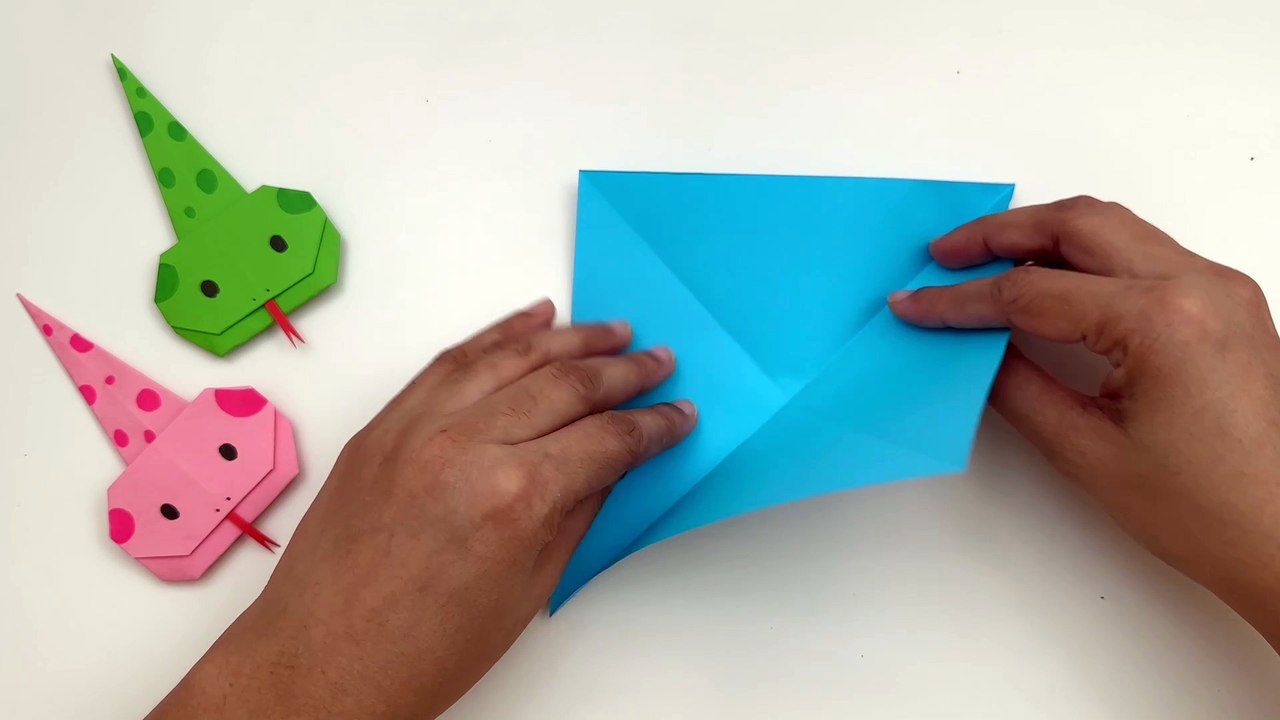 How To Make Easy Paper SNAKE For Kids / Nursery Craft Ideas / Paper Craft Easy / KIDS crafts
