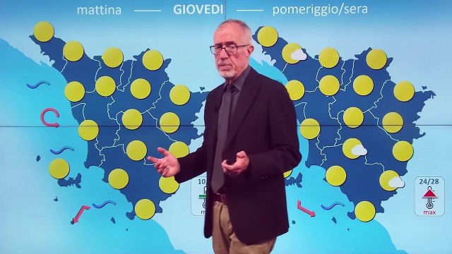 Meteo Toscana, le previsioni del Lamma