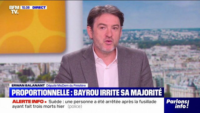 Erwan Balanant (MoDem): La proportionnelle (...) nous donnerait une démocratie bien plus puissante