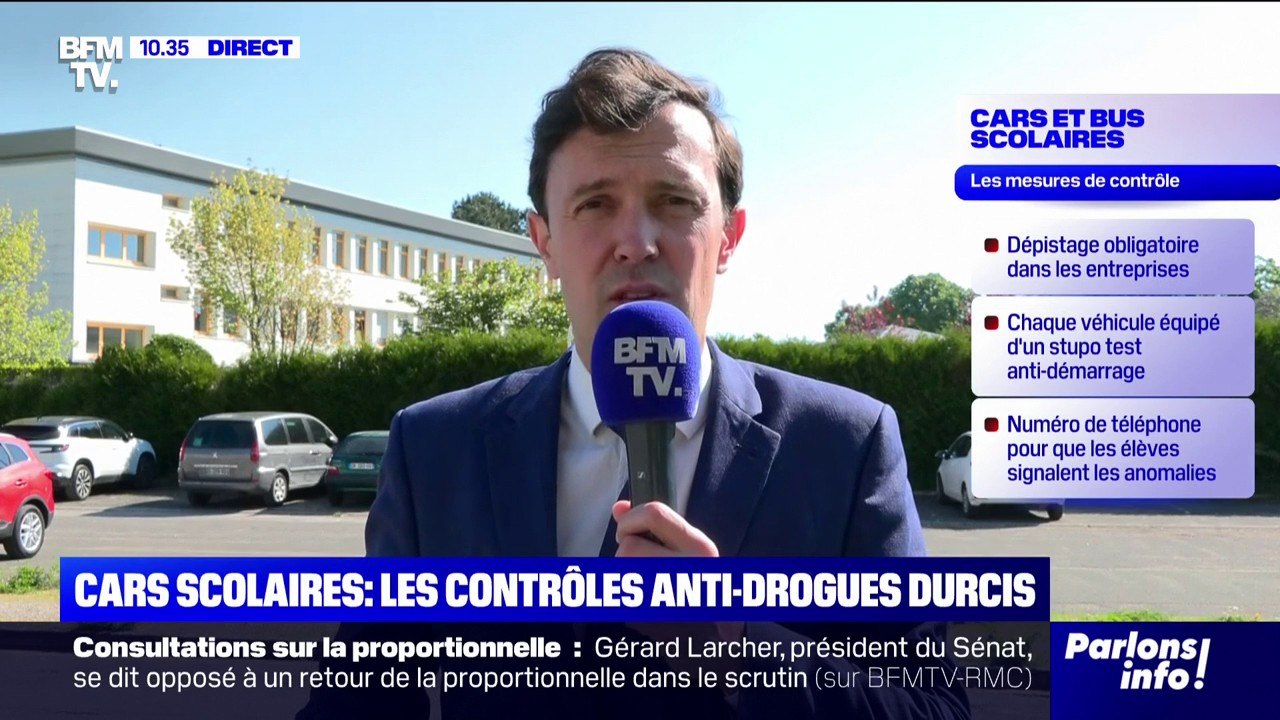 Renforcement des contrôles anti-drogue sur les chauffeurs de bus scolaires: "Ça aurait dû être fait avant", estime le maire de Châteaudun (Eure-et-Loir)