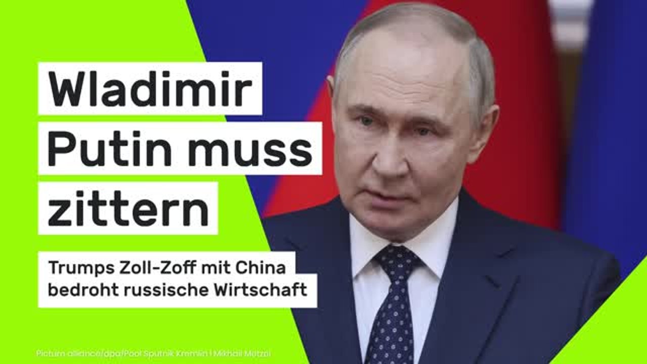Wladimir Putin muss zittern: Trumps Zoll-Zoff mit China bedroht russische Wirtschaft