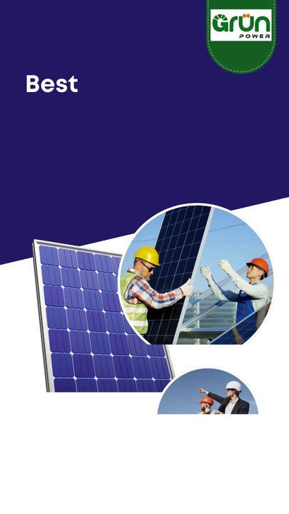 Energy-efficient solar panels installed by a Kanpur-based industrial solar company