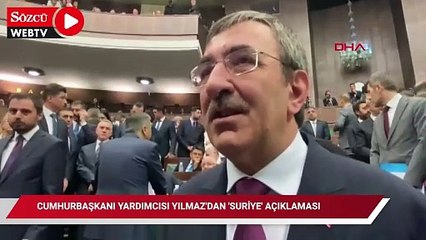 Cumhurbaşkanı Yardımcısı Yılmaz'dan 'Suriye' açıklaması