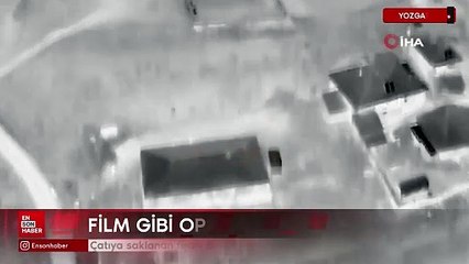 Yozgat'ta çatıya saklanan firari hükümlü jandarmanın operasyonu ile yakalandı