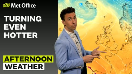 Met Office Afternoon Weather Forecast 30/04/25 – Turning hotter