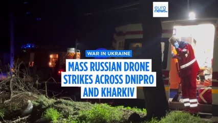 Russia launches drone attack on Dnipro and Kharkiv, killing one and injuring 50