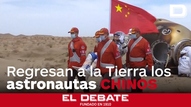 Regresan a la Tierra los astronautas de la misión china Shenzhou-19 tras seis meses en el espacio