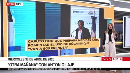 🔴 LUIS CAPUTO BUSCA FOMENTAR EL USO DE DÓLARES
