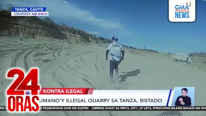 Umano’y illegal quarry sa Tanza, bistado | 24 Oras