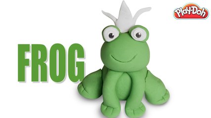How to Make DIY Frog with Clay Colors for Kids | Kids TV Cars Toy Trucks Play Doh Videos