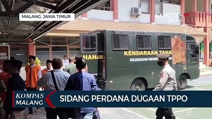 Sidang Perdana Dugaan Tindak Pidana Perdagangan Orang