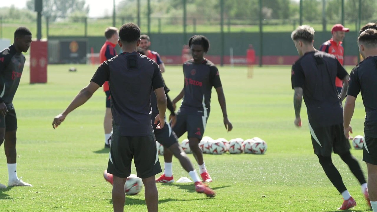 Manchester Utd final preparations ahead of Europa League semi final trip to Bilbao