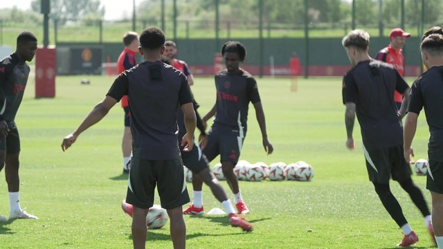 Manchester Utd final preparations ahead of Europa League semi final trip to Bilbao