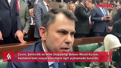 Bakan Kurum'dan Sazlıdere'deki sosyal konutlarla ilgili açıklama