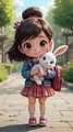 Bunny in the Backpack | Cute Bunny & Kid Story | SmilenTales Original