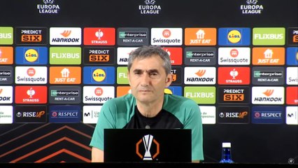Valverde: "No podemos tener ningún apagón durante el partido"
