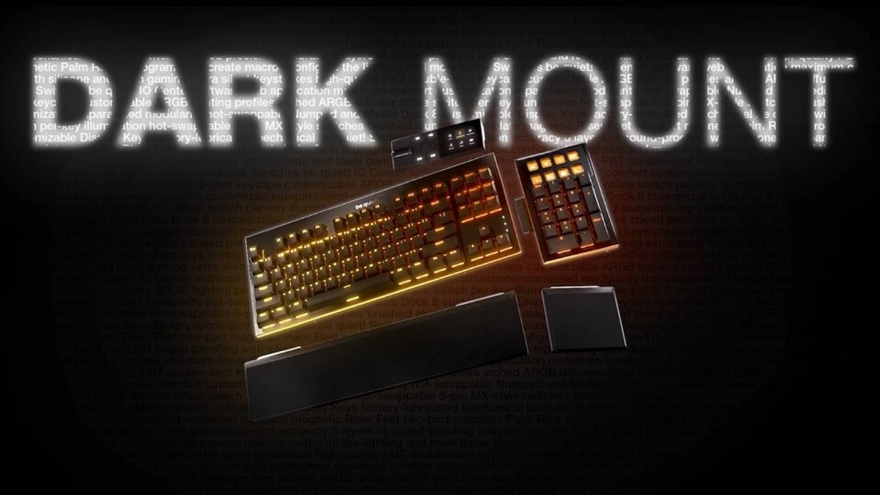 Light Mount und Dark Mount: Das sind die ersten Gaming-Tastaturen von be quiet!
