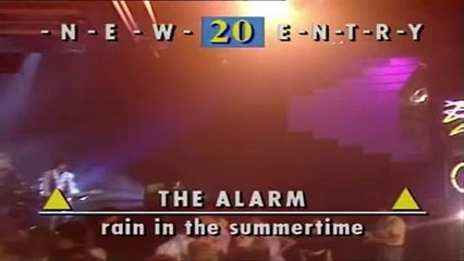 The Alarm chante "Rain in the Summertime" en live (1987)