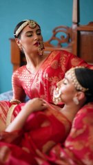 Red Saree Royalty Edition – A Royal Look in Simple Style