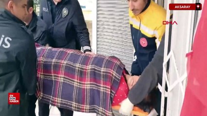 Aksaray'da birlikte yaşadığı kadını dövüp, bıçakladı